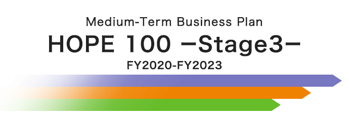Medium-Term Business Plan HOPE 100 -Stage3- FY2020-FY2023